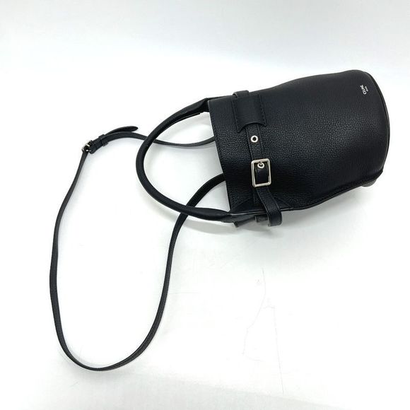 Celine Shoulder Bag Big Bag Bucket Nano Leather Black - Picture 6 of 9
